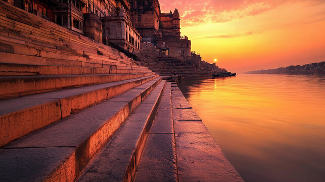 Ganges river view